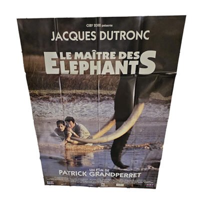 Affiche ORIGINALE 120x160cm Le maitre des éléphants