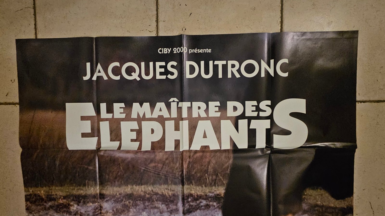 Affiche ORIGINALE 120x160cm Le maitre des éléphants – Image 2