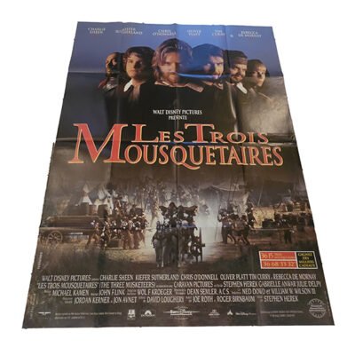 Affiche ORIGINALE 120x160cm Les 3 mousquetaires