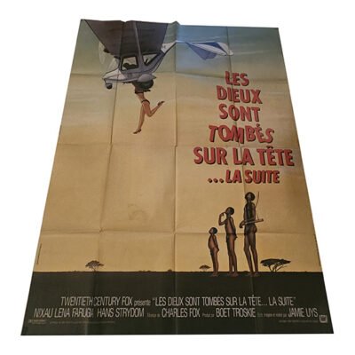 Affiche ORIGINALE 120x160cm Les dieux sont tombés sur la tête la suite