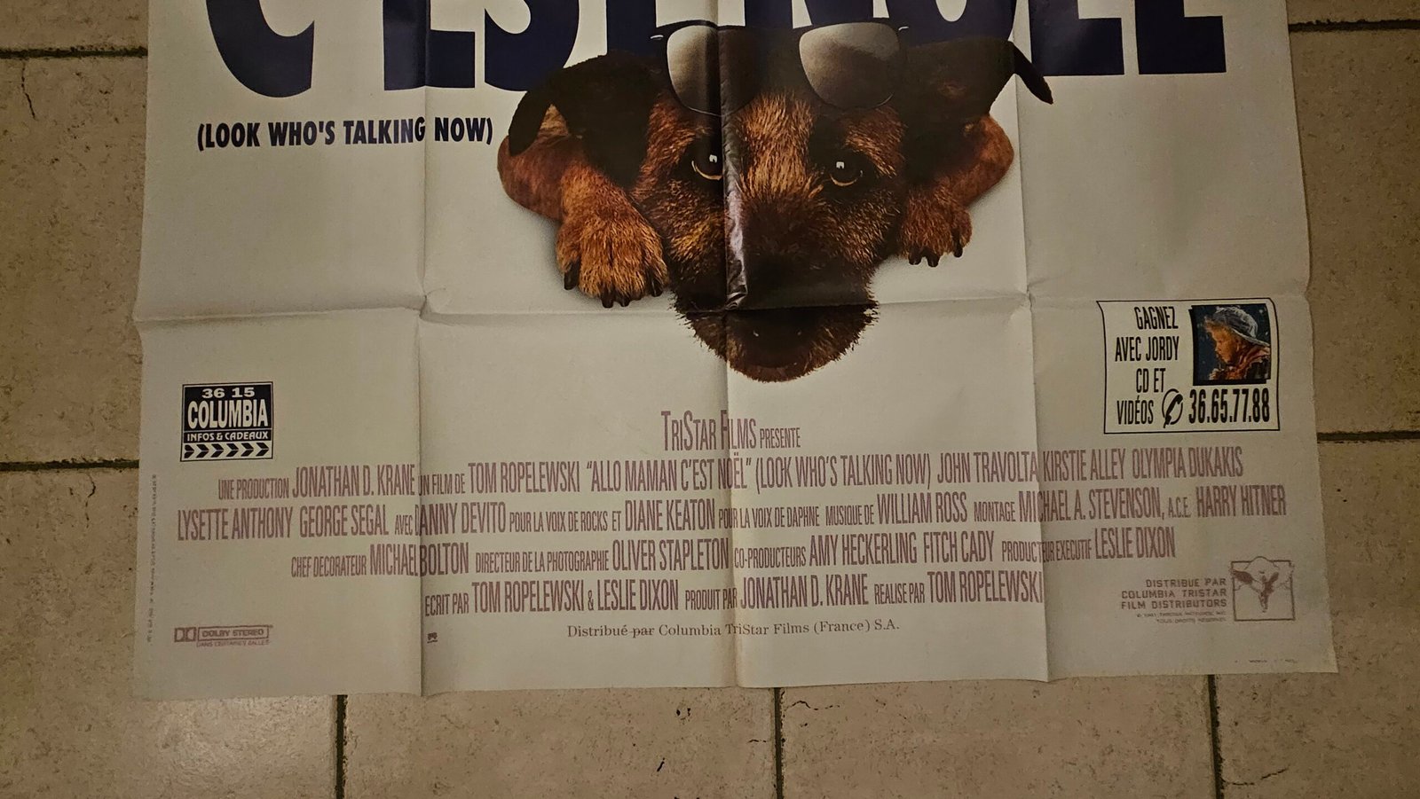 Affiche ORIGINALE 120x160cm Allô maman, c'est Noël – Image 2