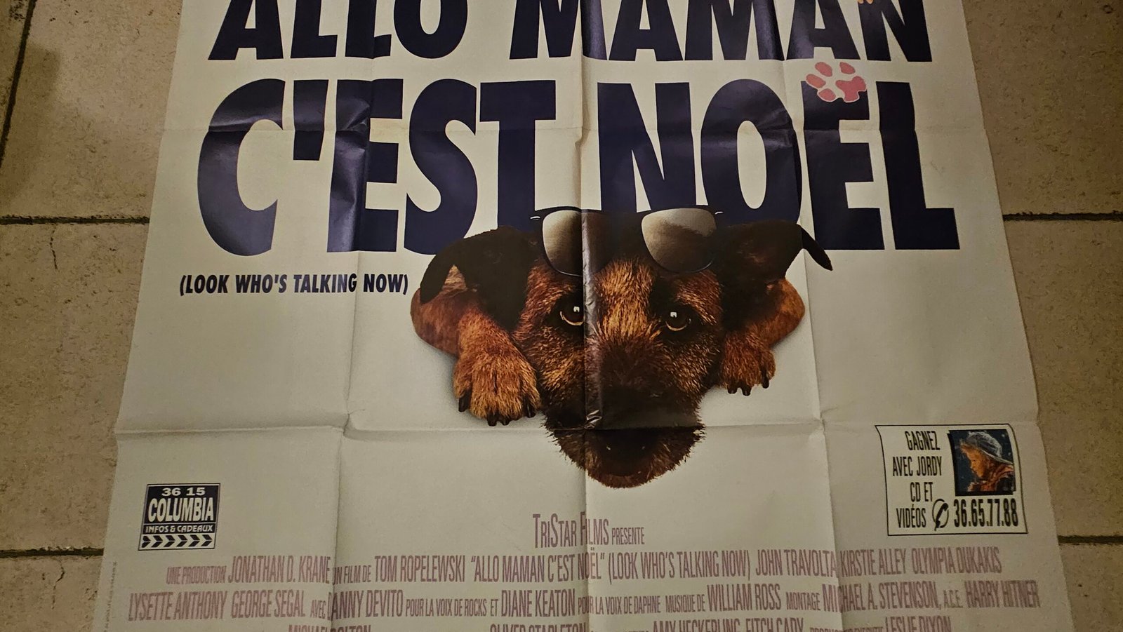 Affiche ORIGINALE 120x160cm Allô maman, c'est Noël – Image 3