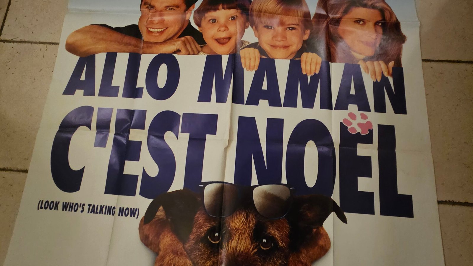 Affiche ORIGINALE 120x160cm Allô maman, c'est Noël – Image 4