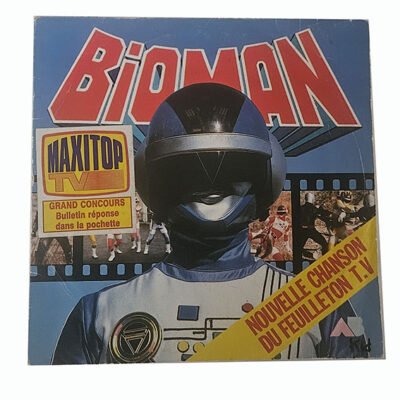 45T – Bioman chanté par Bernard minet
