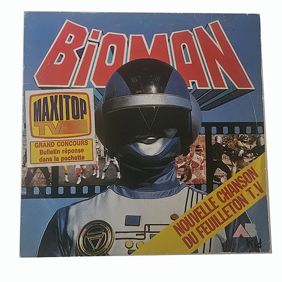 45T – Bioman chanté par Bernard minet