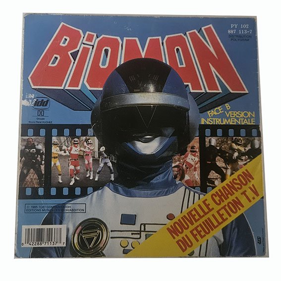 45T – Bioman chanté par Bernard minet – Image 4