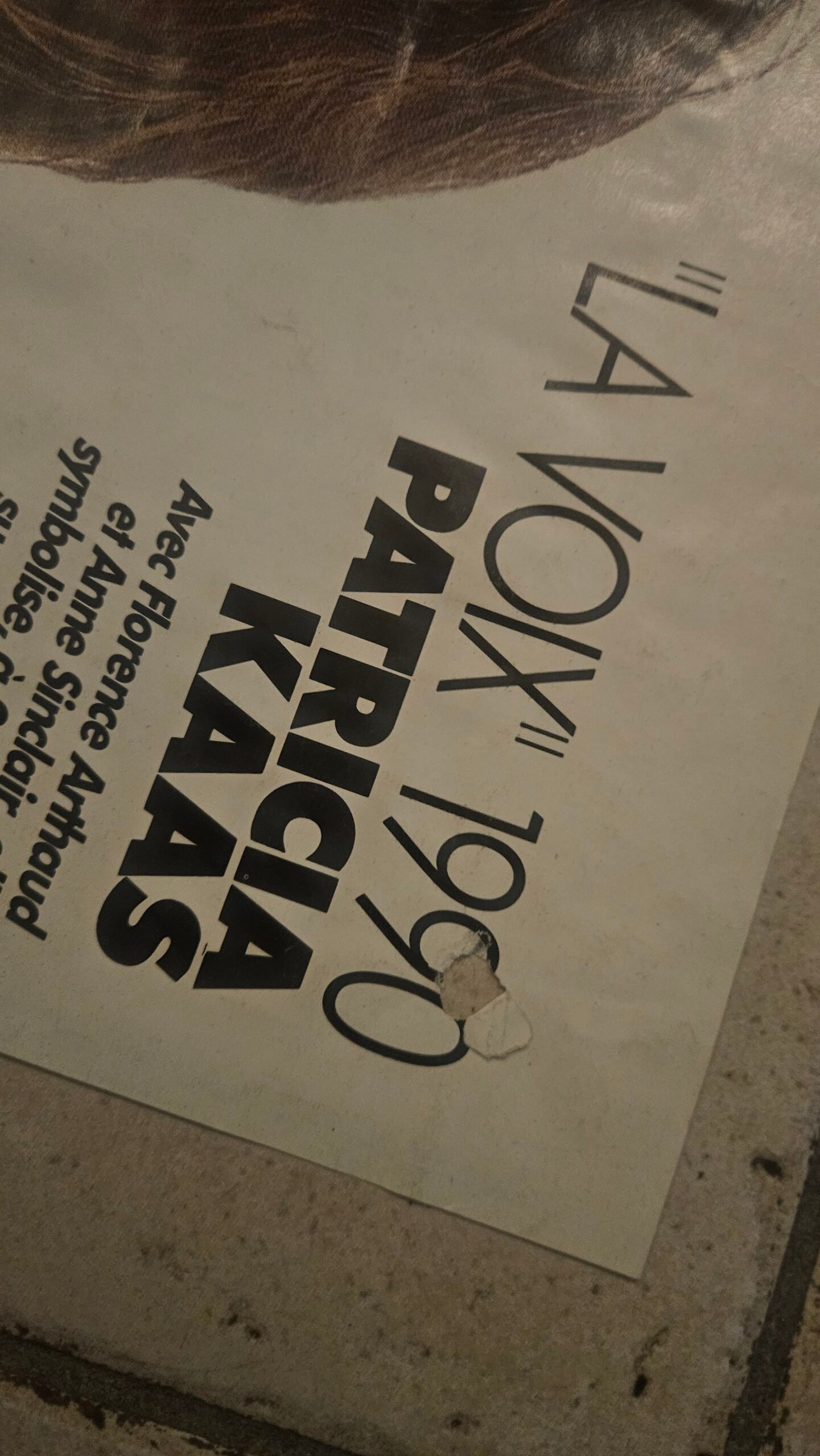 Affiche publicitaire Patricia Kaas Paris Match 58,5x76 cm – Image 6