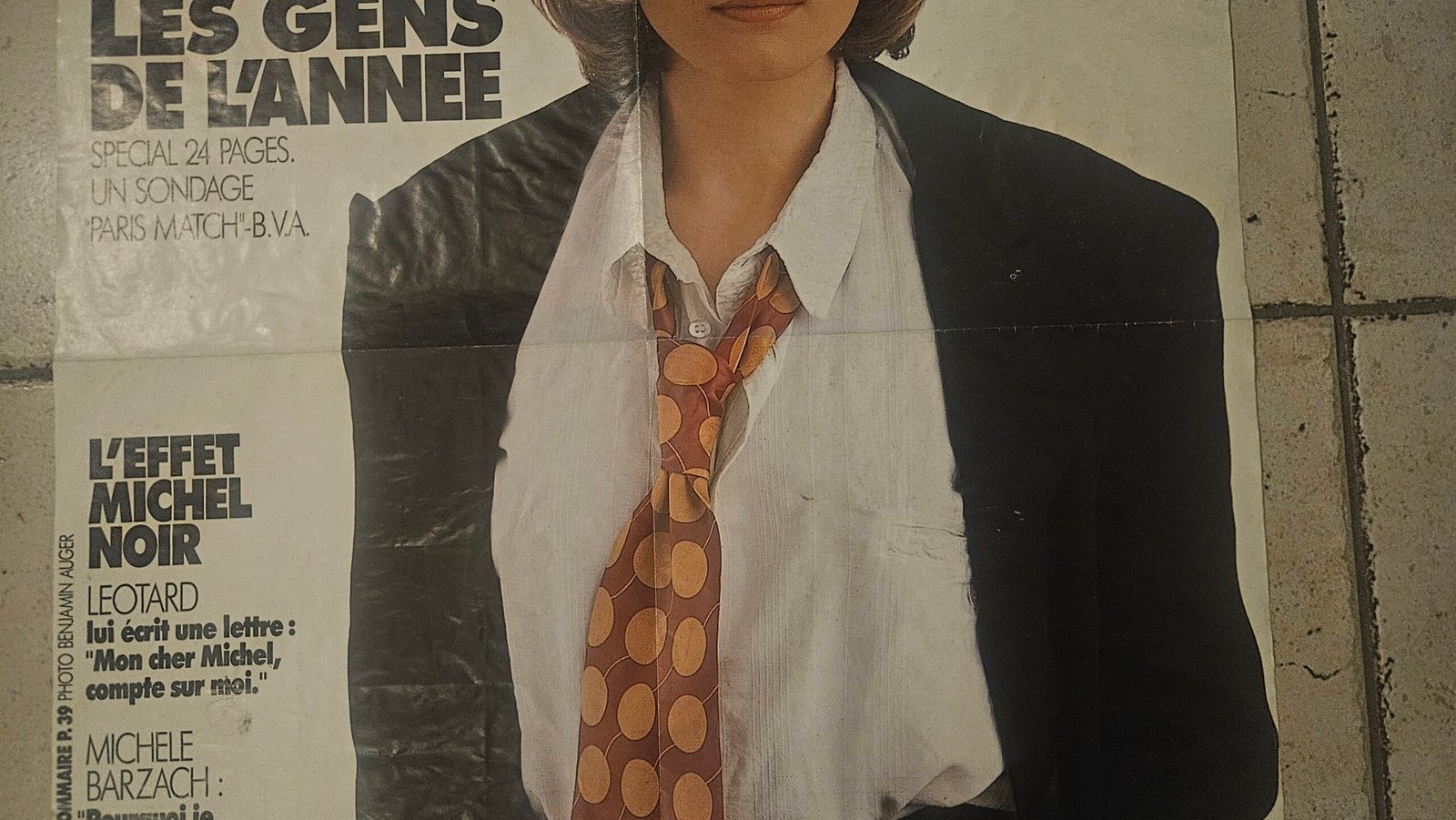 Affiche publicitaire Patricia Kaas Paris Match 58,5x76 cm – Image 3