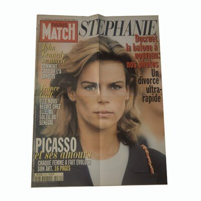 Affiche publicitaire Stéphanie de Monaco Paris Match 58,5x76 cm