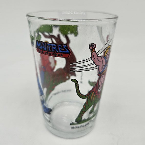 Verre à moutarde Les Maîtres de l’Univers 1985 – Verre vintage Musclor – Image 6